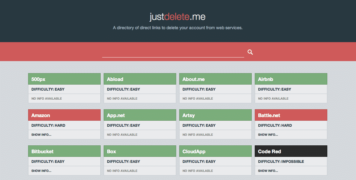 Justdelete.me