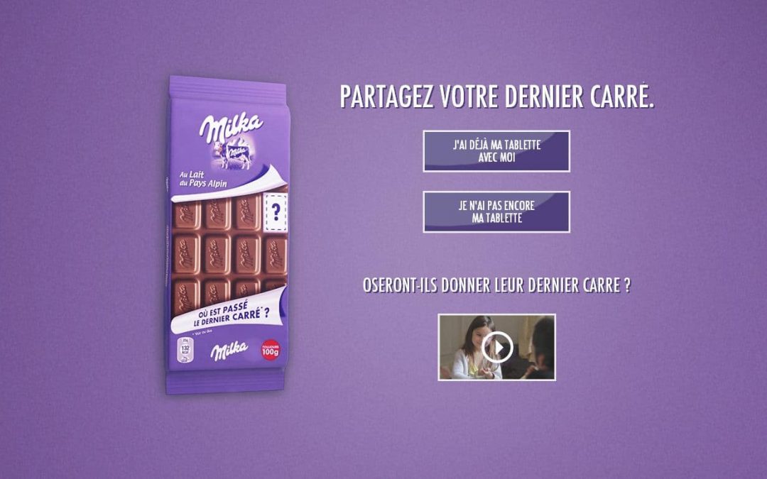 Après Coca Cola et Nutella : le Buzz de Milka !