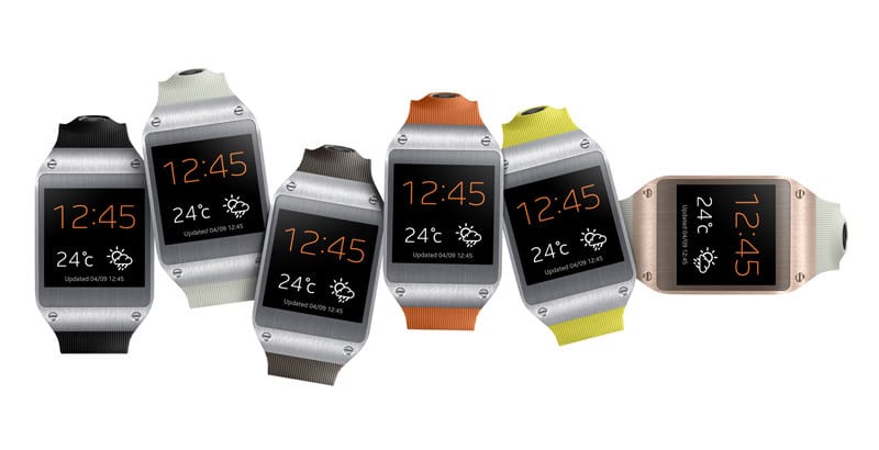 Galaxy Gear : 6 coloris...