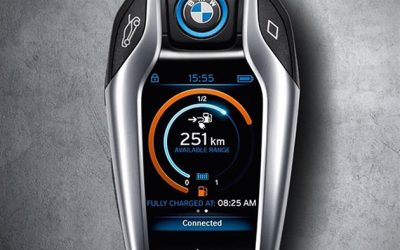 La clé futuriste connectée de la BMW i8