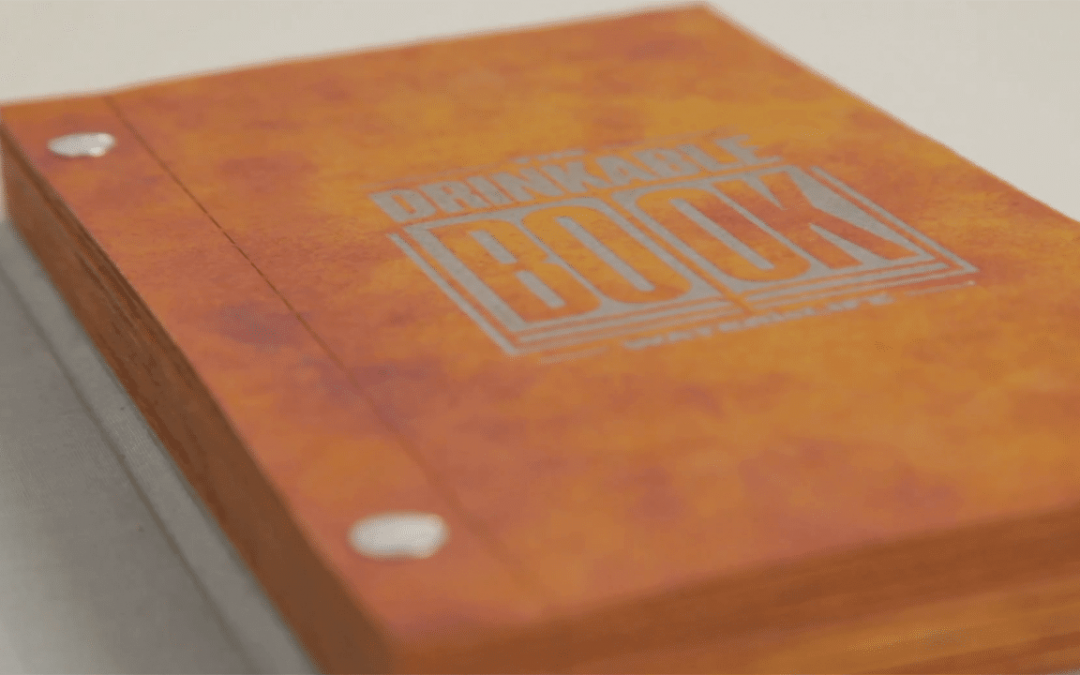 Drinkable Book : Le livre qui rend l’eau potable !