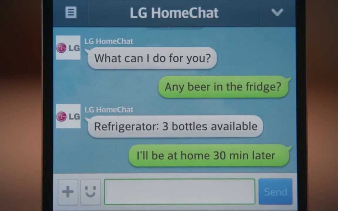 Grâce à LG : parlez avec votre frigo, votre four, etc.