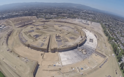Le chantier interdit d’Apple filmé par un drone !