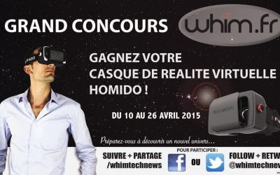Concours : gagnez votre casque de réalité virtuelle Homido !