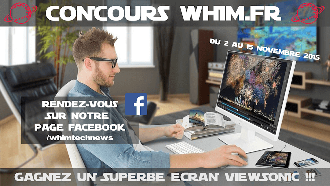 Concours : gagnez un superbe écran ViewSonic !