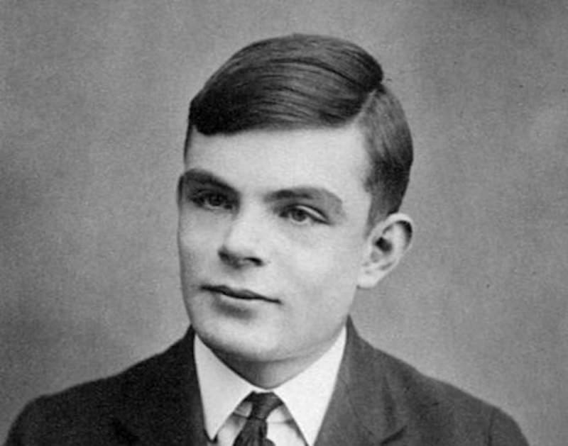 Alan Turing apple logo
