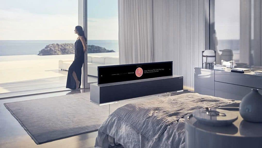 LG sort la première TV « enroulable » du monde !