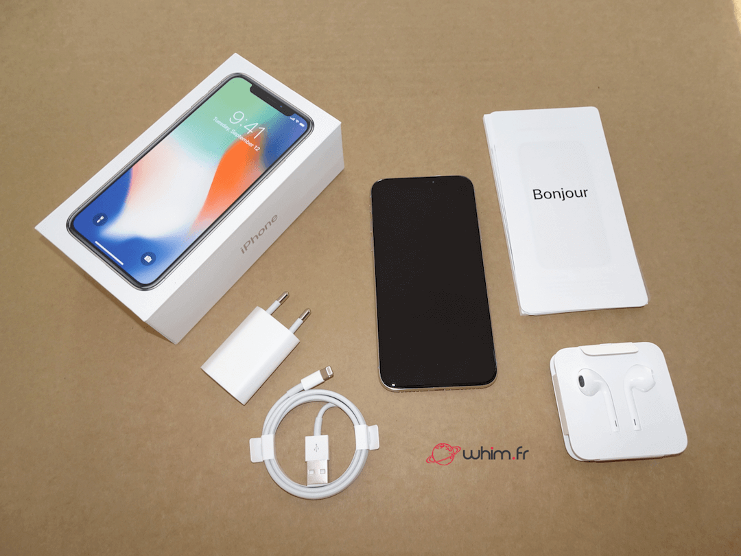 Accessoires iPhone X Apple (unboxing)