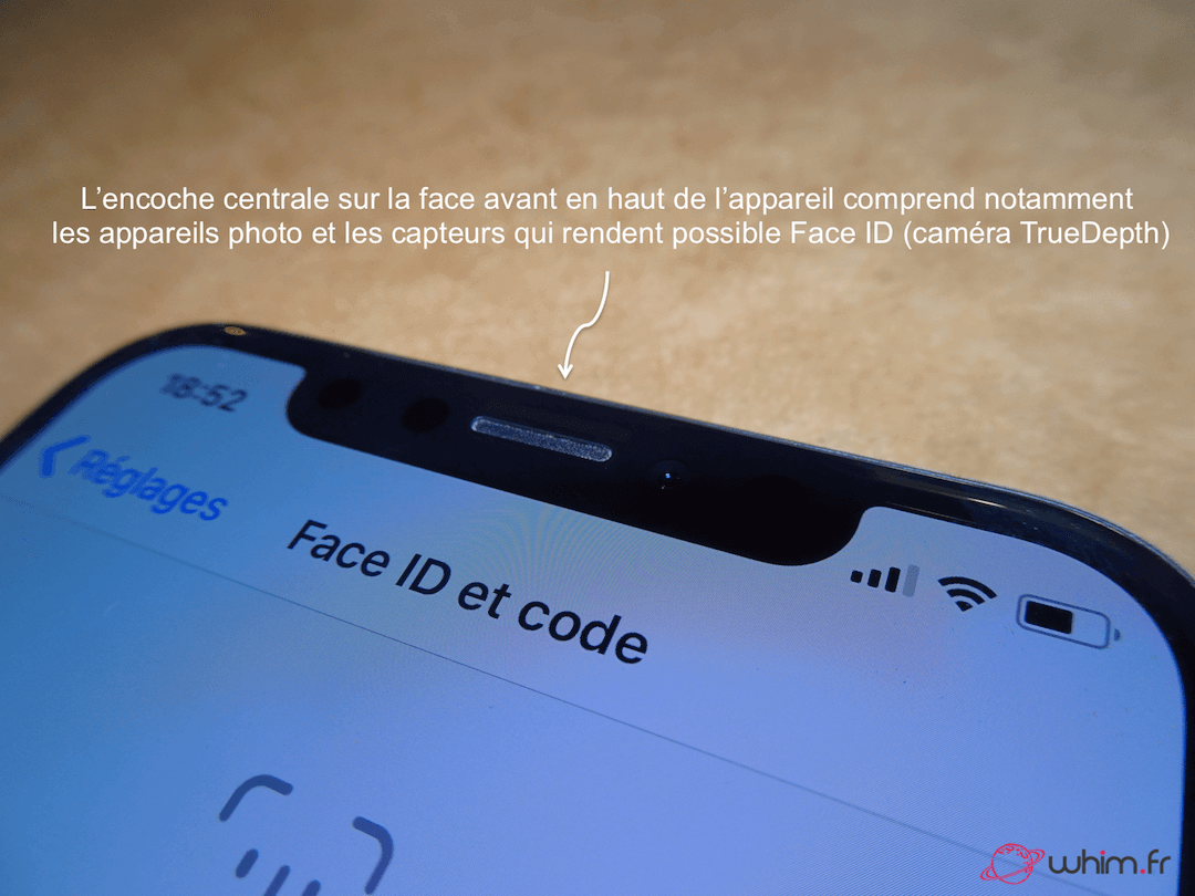 La caméra TrueDepth de l'iPhone X
