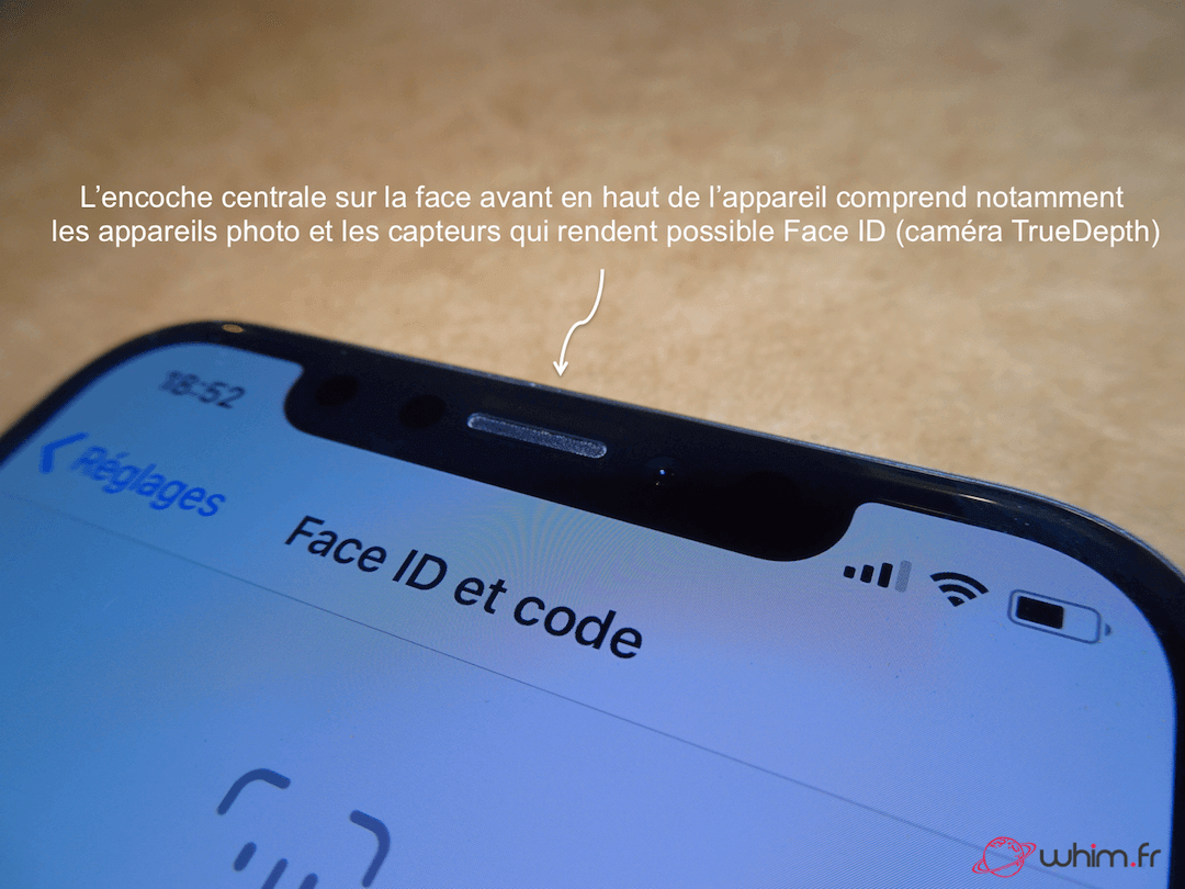 La caméra TrueDepth de l'iPhone X