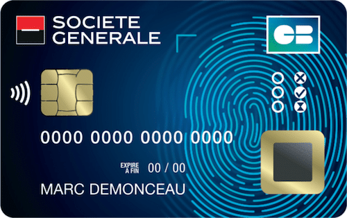 carte bancaire empreinte digitale
