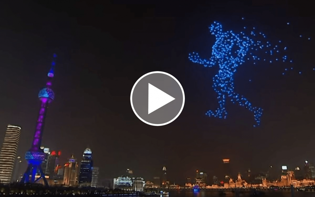 Nouvel An 2020 : un spectacle de drones époustouflant à Shanghai !