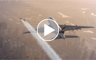 VIDEO : ils volent en jetpack à côté d’un Airbus A380 !