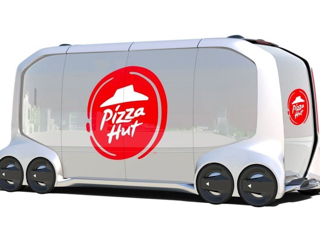 Pizza Hut camion pizza autonome