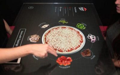 Pizza Hut : table tactile pour personnaliser et payer sa pizza