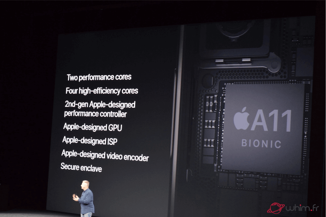 Puce A11 Bionic d'Apple sur l'iPhone X